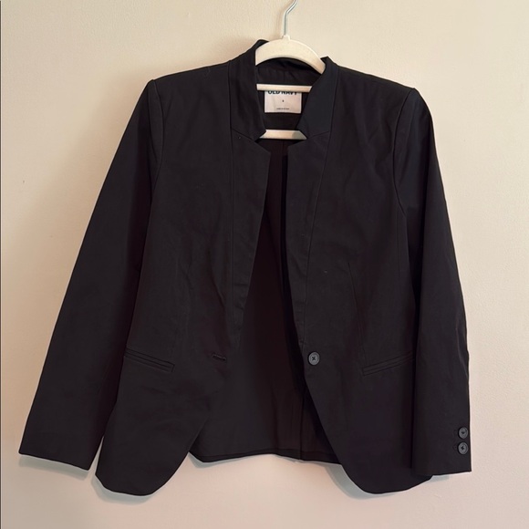 Old Navy Black Blazer Classic Suit Jacket - Picture 1 of 4